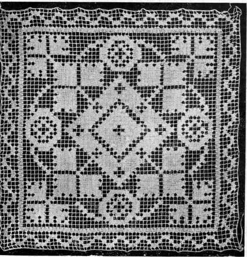 HEXAGONS AND SQUARES IN DARNED NET.