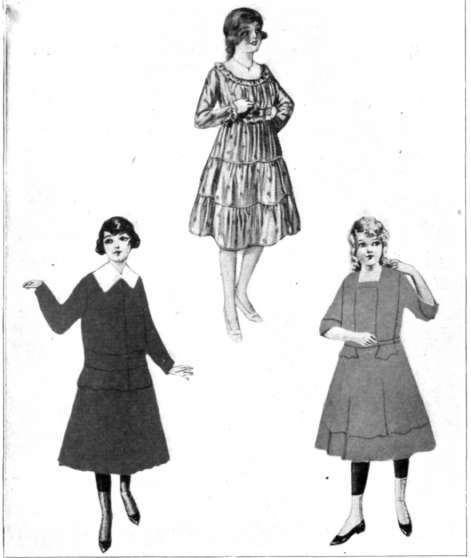 A Page For A Fashion Book Arranged By A Seventh Grade Girl.