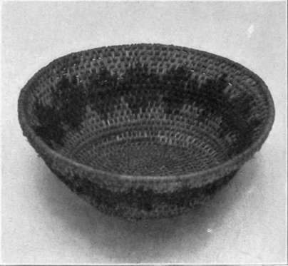 Basket Showing The Lazy Squaw Weave.