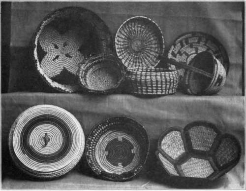 Group Of Baskets Showing Variety In Size, Shape And Design.