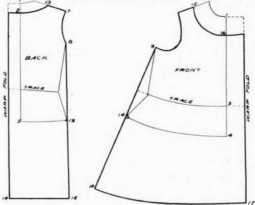 Chemise Drafted From Shirt Waist 24
