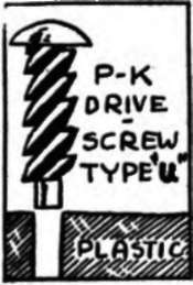 P K Drive Screw
