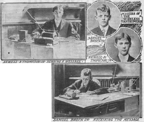 Wireless Telegraph Plant By Amateur Work Readers 222