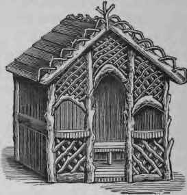 How To Build A Summer House With Table And Seats 54