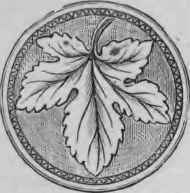 Simple design for a tray with embossed leaf.