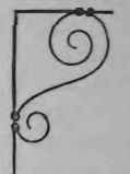Single iron bracket.