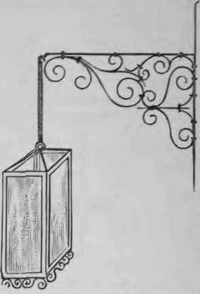 Suspended Hall lamp.