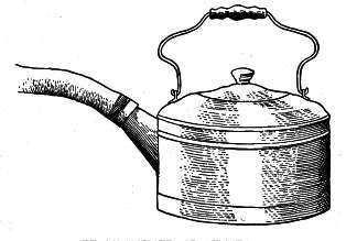 HOSE ATTACHED TO TEAKETTLE. 