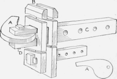 A Vise That can be Quickly Constructed Where No Bench Vise is at Hand
