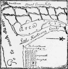 From an Original Drawing of a Survey of Mount Vernon, Made by George Washington at the Age of 14