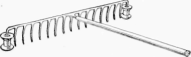 The Spools Prevent the Teeth from Injuring the Grass Roots as the Rake Passes over the Ground