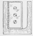 Twine Cutter For Use at a Wrapping Counter 421