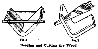 Bending and Cutting the Wood