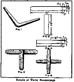 Details of Three Boomerangs