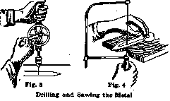 Drilling and Sawing the Metal