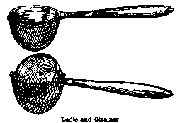 Ladle and Strainer