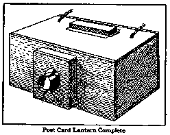 Post Card Lantern Complete