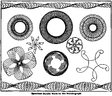Specimen Scrolls Made on the Wondergraph