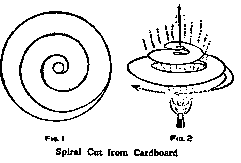 Spiral Cut from Cardboard