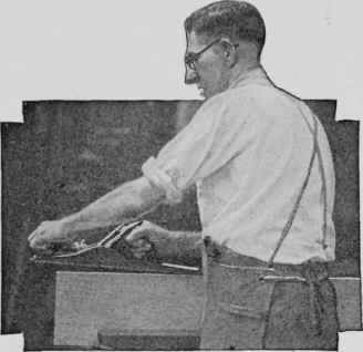 How to lift a jointer plane at the end of a stroke to prevent dubbing or slightly rounding the corner.