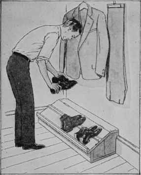 The rack on top provides a place for everyday shoes; the box beneath, for those used less often.