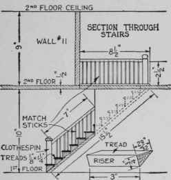 dolls house stairs plans