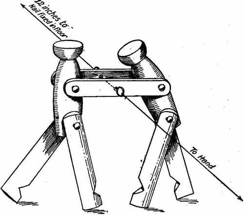 Clothes peg wrestlers