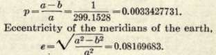 A meridian degree at the equator = 110,563.68 m.