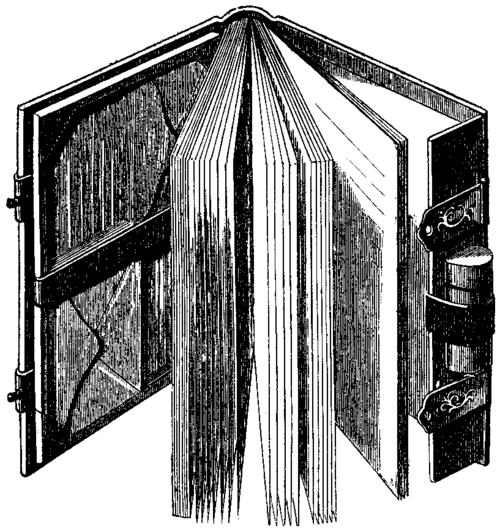 Portable writing and copying case.