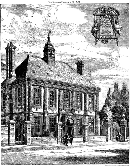 SUGGESTIONS IN ARCHITECTURE  NEW HIGH SCHOOL, OXFORD