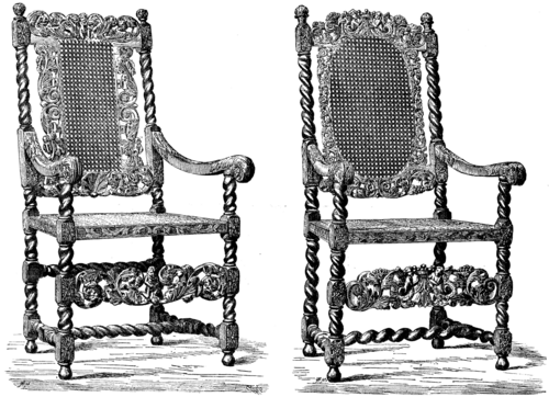 Arm Chair In The Louvre Collection, Paris; Flenish Renaissance