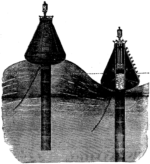  FIG. 1.   COURTENAY'S WHISTLING BUOY.