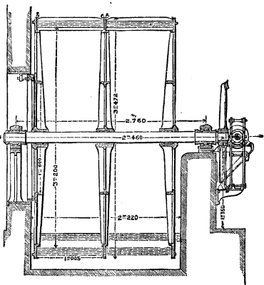 FIG. 5.  ECHANGEUR, AXIAL SECTION.