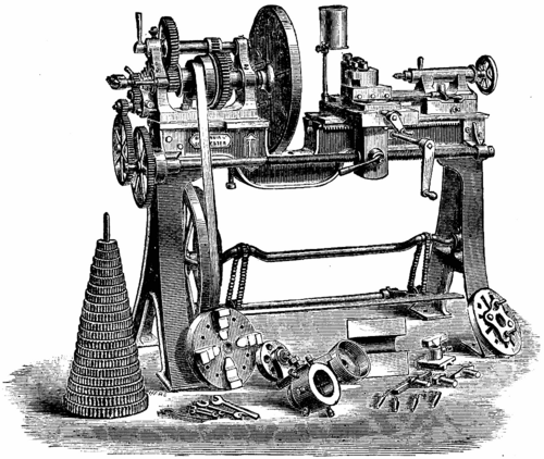 LATHE FOR USE ON SHIPBOARD.