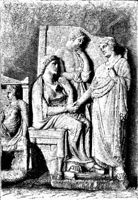 TOMB FROM THE CERAMICUS, ATHENS.