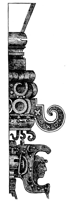 The Cay Monument At Uxmal Discovered By Dr Le Plon 458 16a