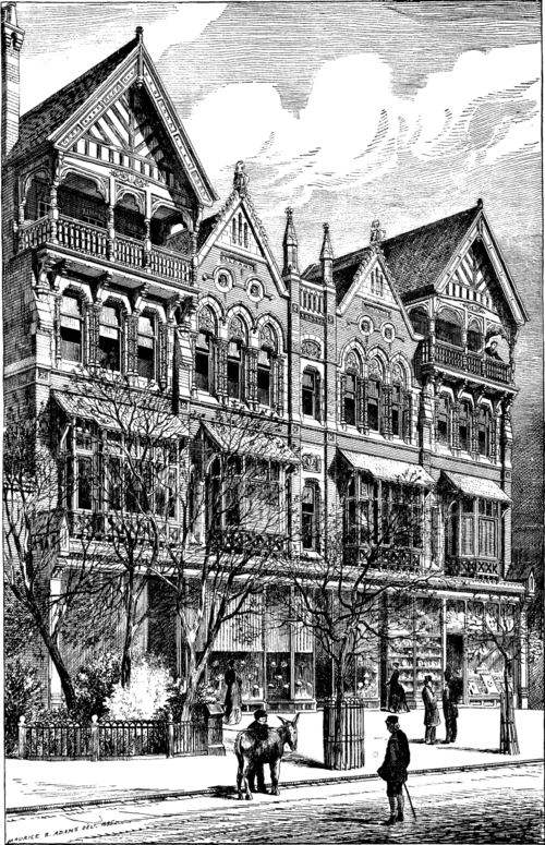 ALBANY BUILDINGS SOUTHPORT. E.W. JOHNSON, ARCHITECT.