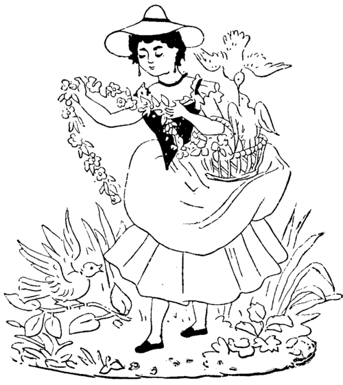 FIG. 2.   Hygrometric Doll; its Dress Colored with Chloride of Cobalt.