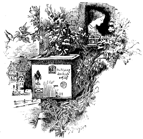 FIG. 17.   COUNTRY LETTER BOX.