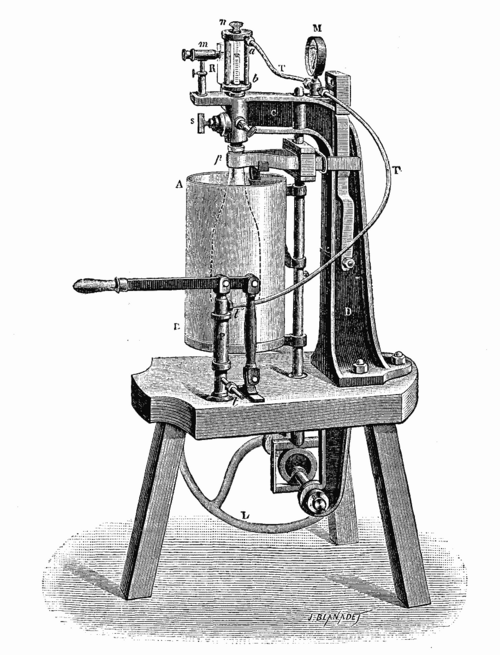 Fig. 1.   MACHINE FOR TESTING BOTTLES.