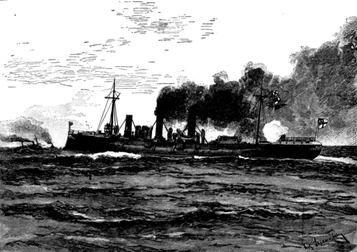 THE NEW GERMAN WAR STEAMER GREIF.