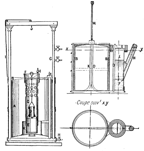 FIGS. 5, 6, AND 7.   LEQUEUX WIESNEGG ACETYLENE APPARATUS