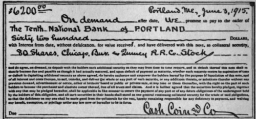 Demand Collateral Note.