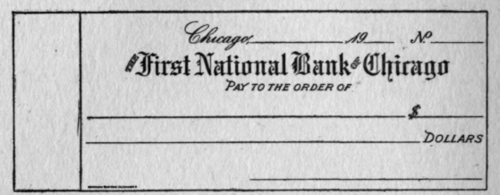 Form of Check.