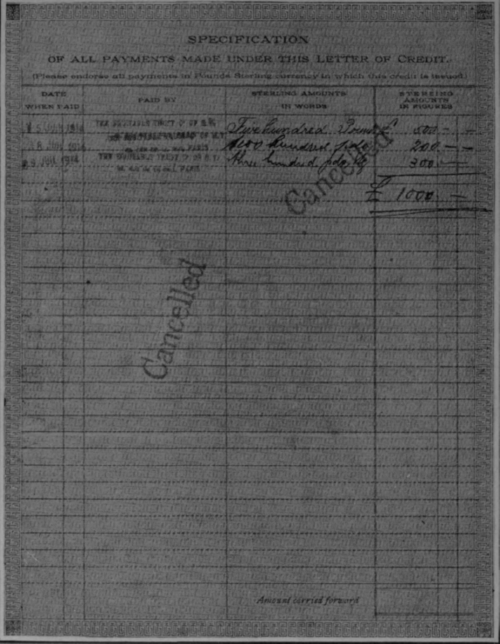 Letter of Credit   Back