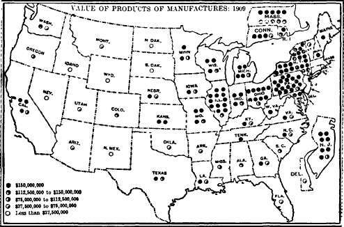 Value of Products of Manufactures :1909