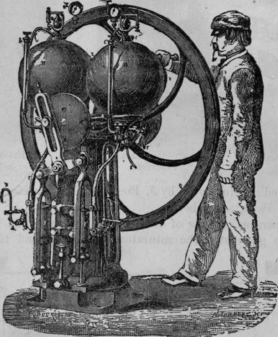Fig. 103.   French Apparatus with Two Saturators