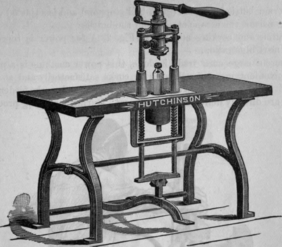 Fig. 225.   Hutchinson Bottling Table and Attachment
