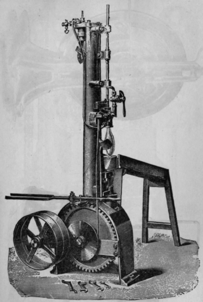 Fig. 231.   English Power Filling and Corking Apparatus