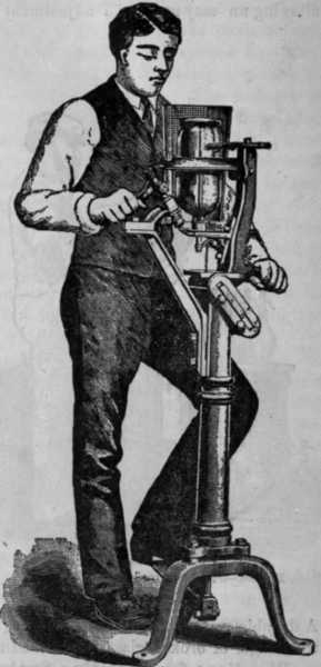 Fig. 307.   Syphon Filler for all Sizes of Syphons